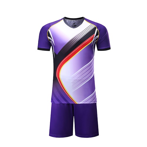 Purple White Football Jersey Set | BEAUQLO