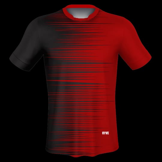 cricket jersey red and black