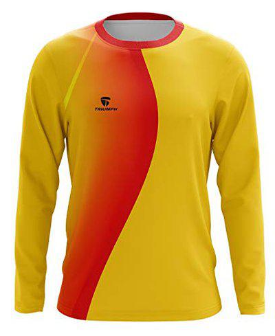 red and yellow jersey