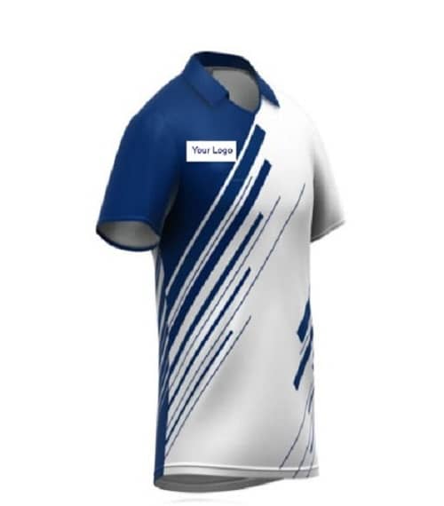 Cricket Jersey design Sky Blue and white Pattern - imgecart