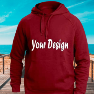 maroon hoodie