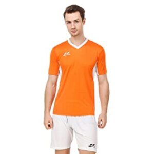 Orange White Football Jersey