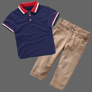 Navy blue grey pre school uniform