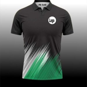 Black Green Cricket Jersey