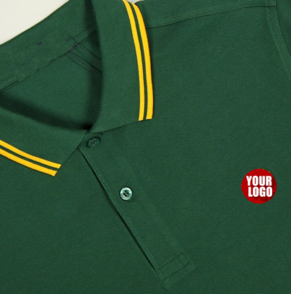 Bottle Green Tipping Polo T Shirt