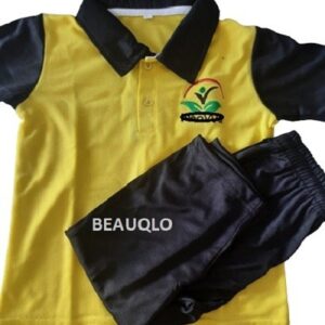 Yellow Black Pre School Uniform
