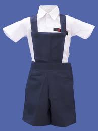 Nursery Uniform - White Shirt Denim Shorts
