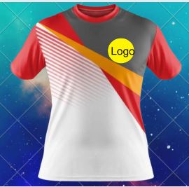 White Red Football Team Jersey