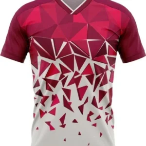Red White Sublimation Football Jersey